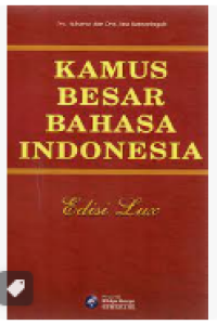 Image of Kamus besar bahasa Indonesia
